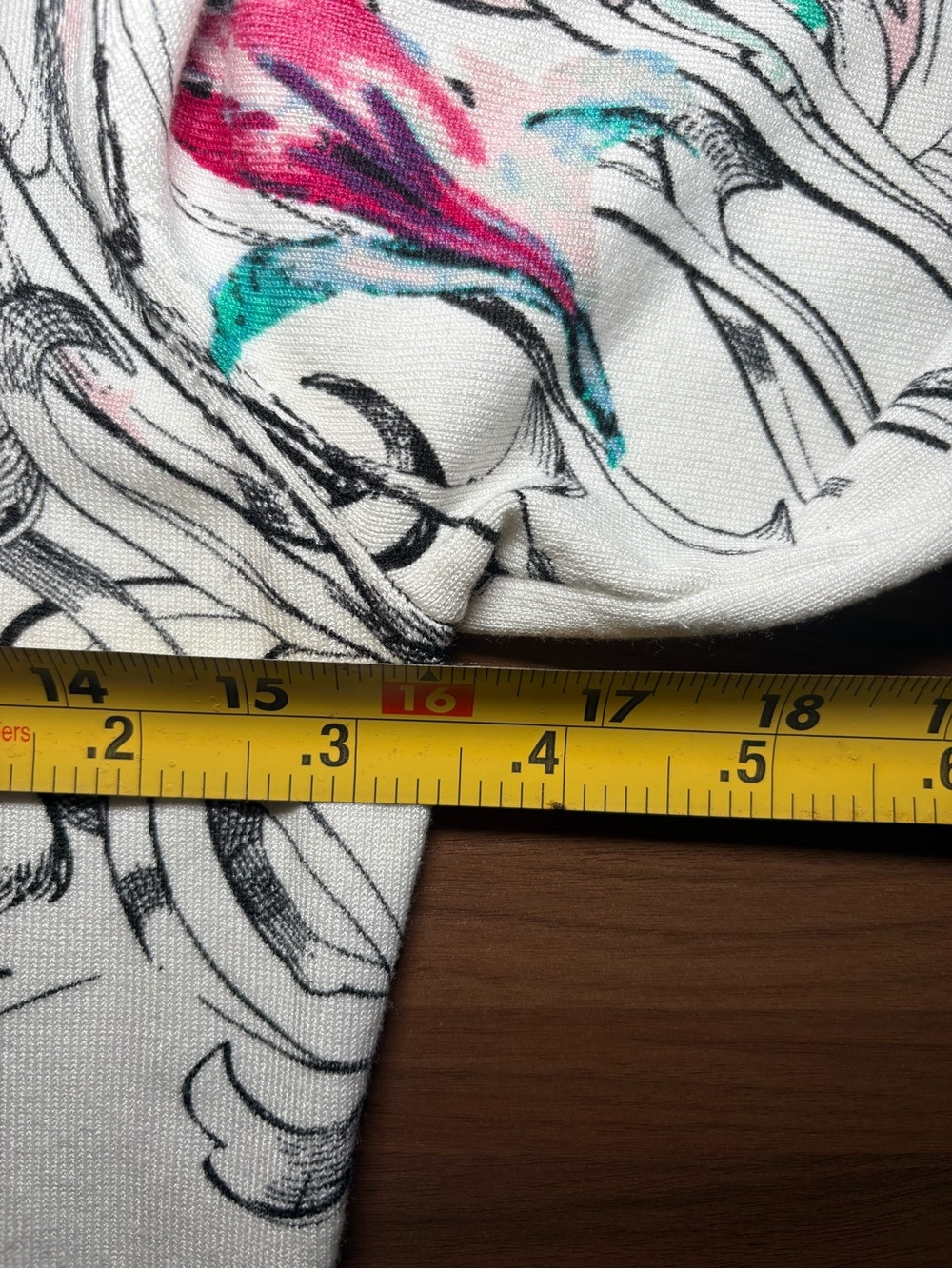White House Black Market Floral Cardigan | Lightweight Button Front Sweater - Picture 11 of 12